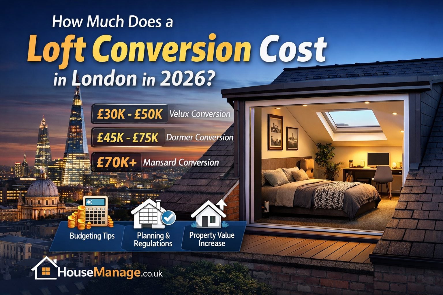 How Much Does a Loft Conversion Cost in London in 2026? - House Manage