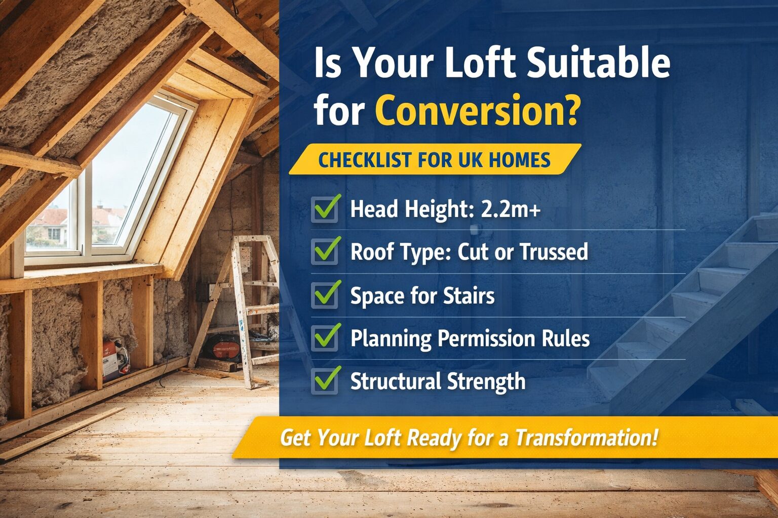 Is My Loft Suitable for Conversion? A Complete Checklist for UK Homes ...