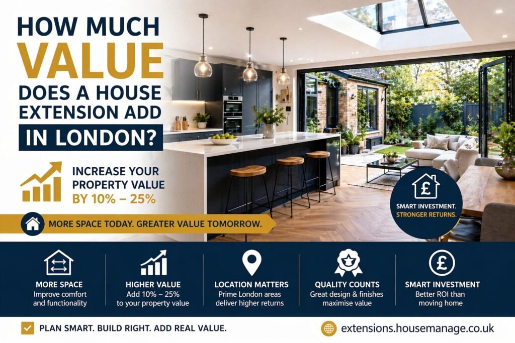 How Much Value Does a House Extension Add in London?