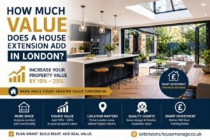How Much Value Does a House Extension Add in London?
