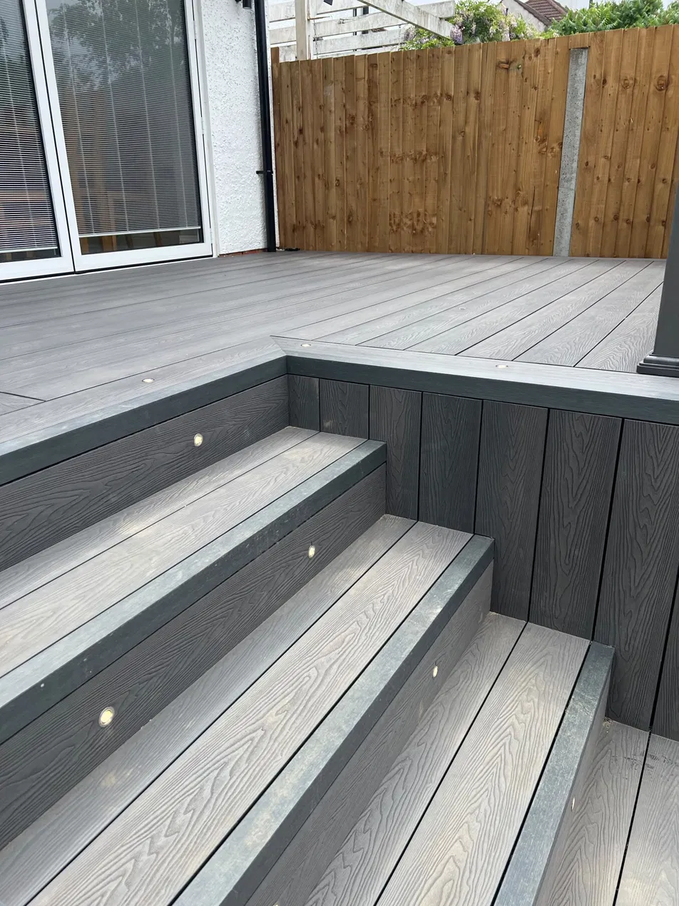 Decking and external steps