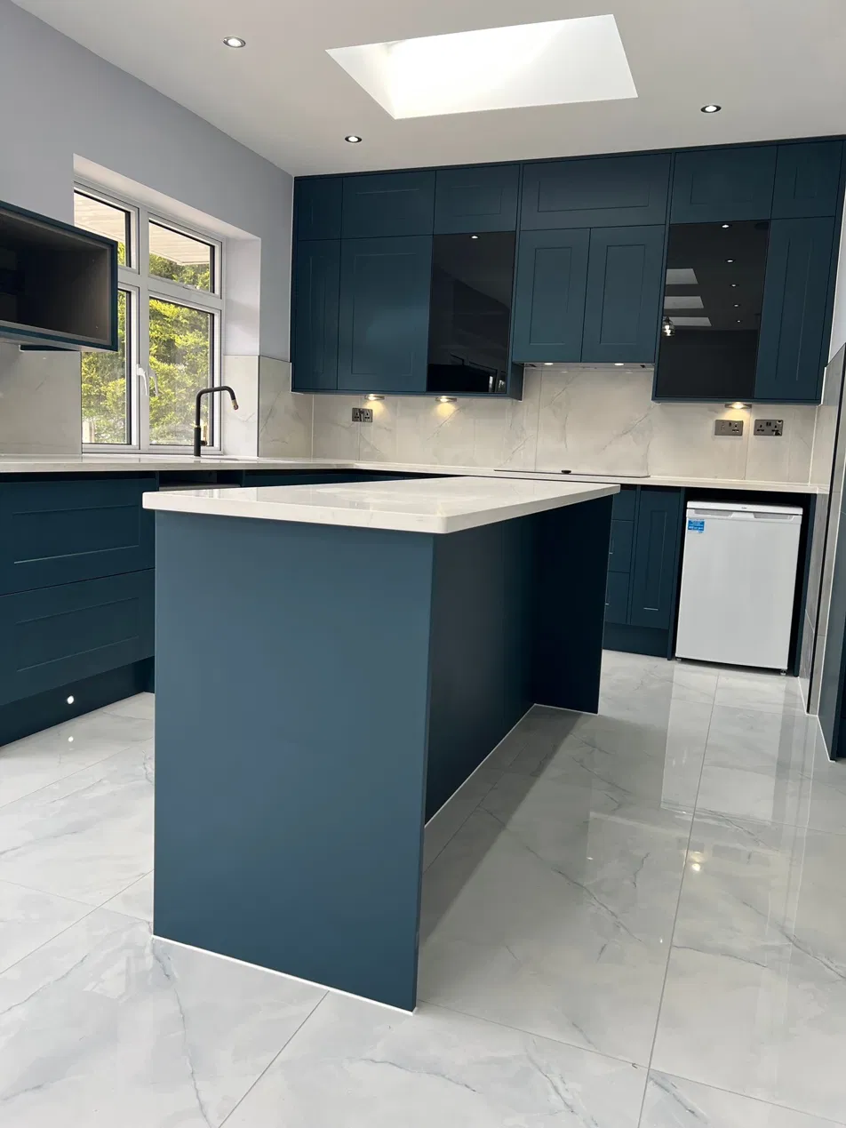 Kitchen sink and garden-facing window
