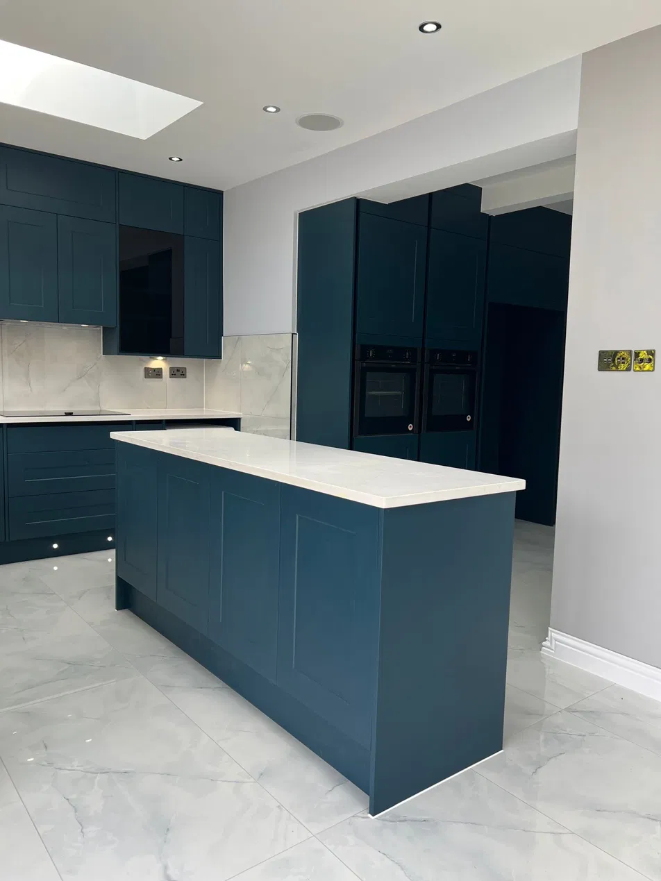 Kitchen island and cabinetry